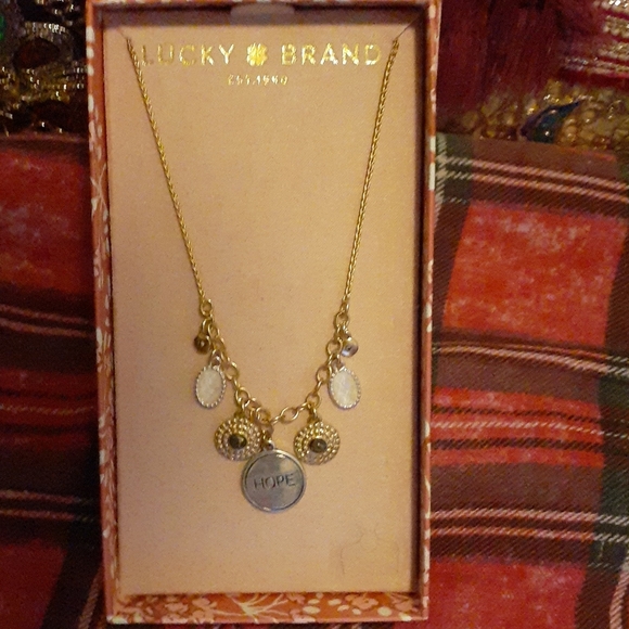 Lucky Brand Jewelry - NIB Lucky Brand HOPE necklace